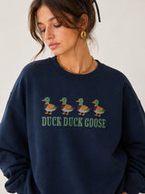 Duck Duck Good Embroidered Sweatshirt