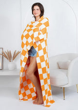 TN Checker Throw Blanket
