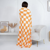 TN Checker Throw Blanket