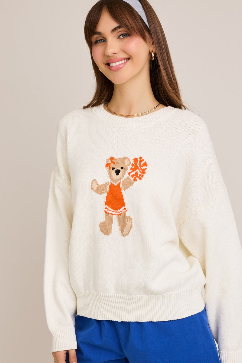 Vols Cheerleader Teddy Sweater