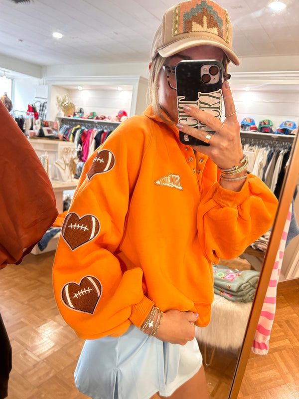 Piper Gameday Sweatshirt - Orange
