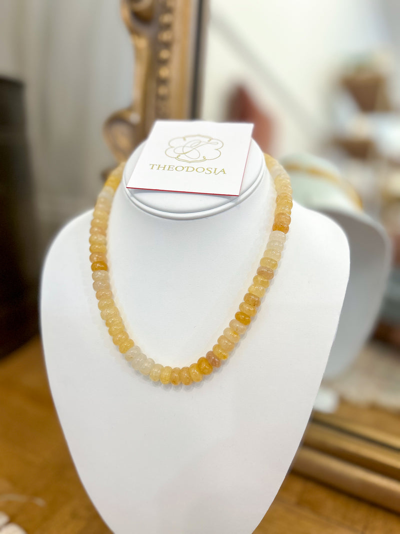 Theodosia Jewelry: Yellow Opal Candy Necklace