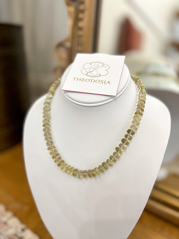 Theodosia Jewelry: Lemon Topaz Candy Necklace