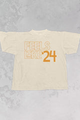 Feels Like 24' Tee - Cream