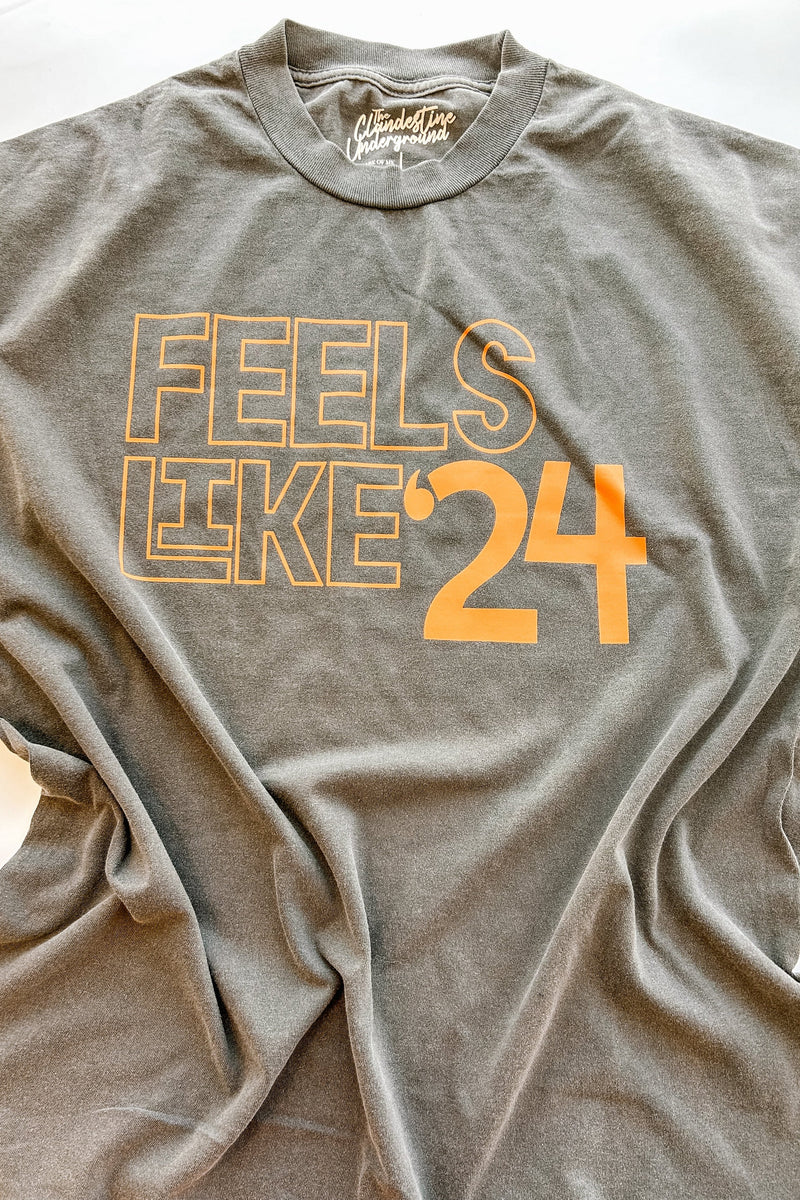 Feels Like 24' Tee - Grey