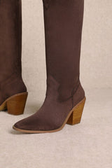 Muriel Western Boots - Brown