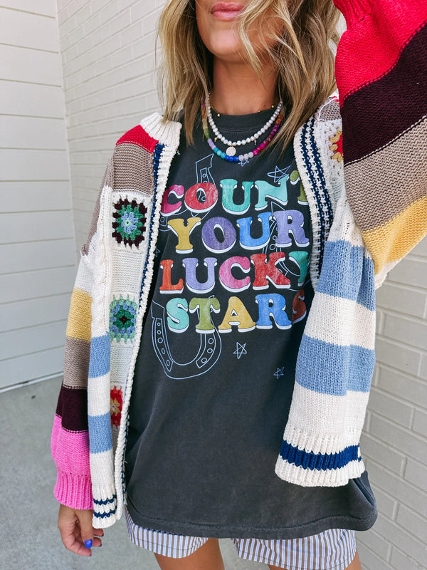 Etta & East Count Your Lucky Stars Graphic Tee