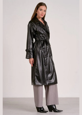 Florentine Trench Coat - Black