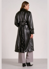 Florentine Trench Coat - Black