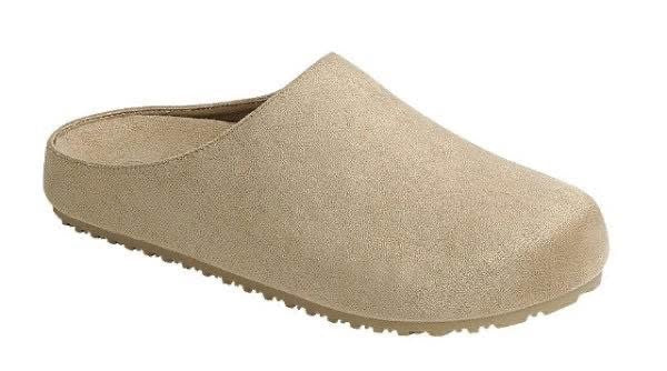 Gia Suede Clogs - Bone