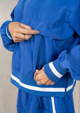 Woven Windbreaker Set - Blue