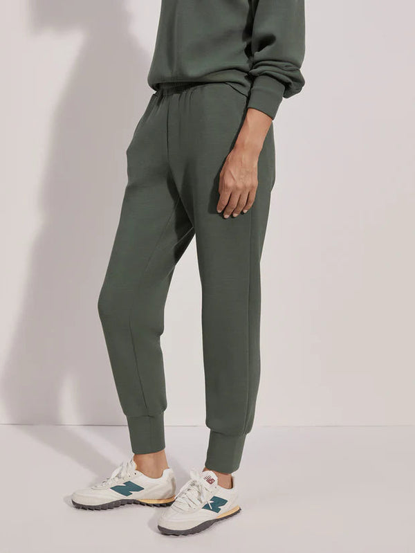 Varley The Slim Cuff Pant 25" - Cilantro