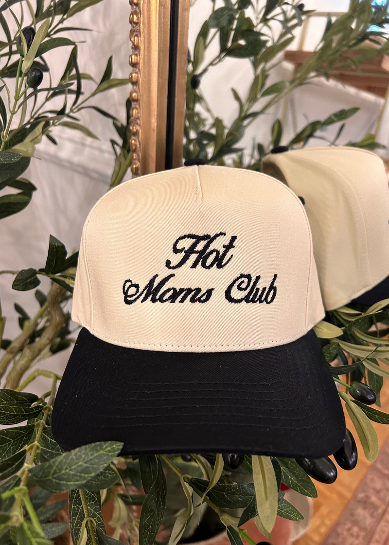 Hot Moms Club Hat - Black