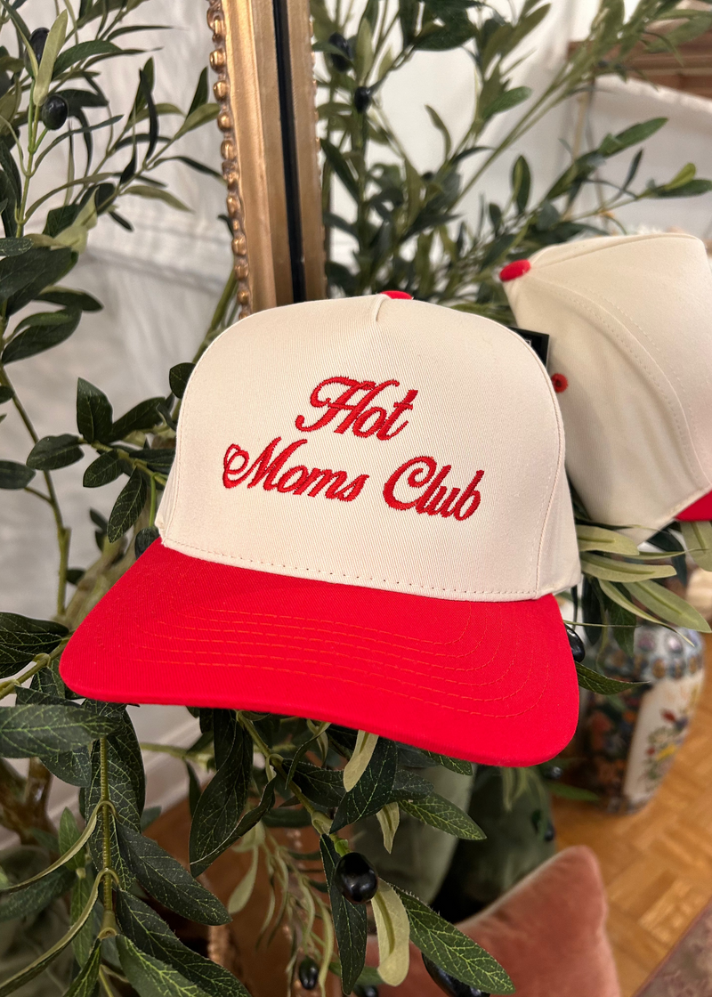 Hot Moms Club Hat - Red