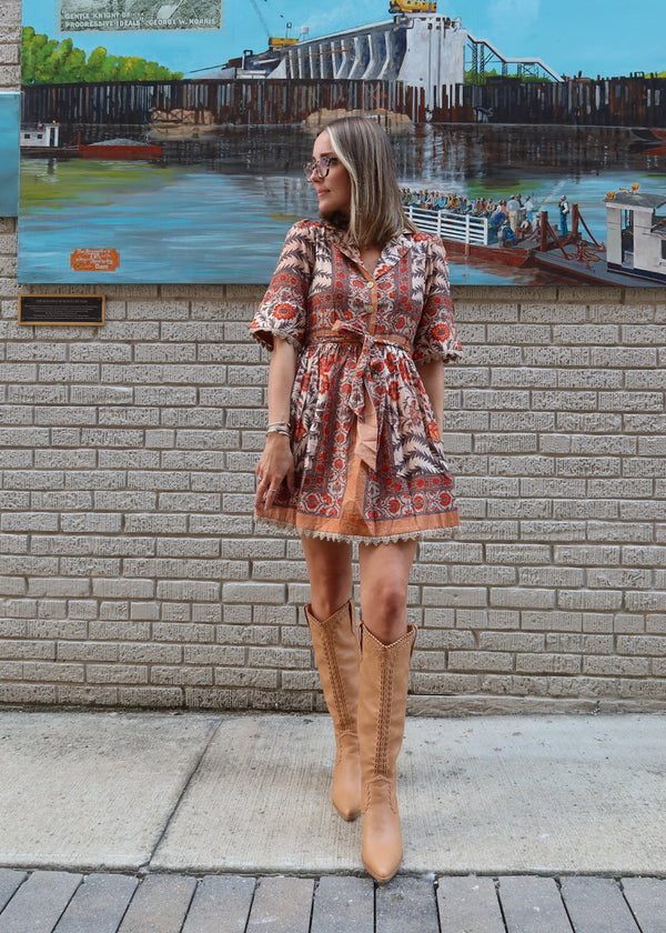 Out West Dress - Charcoal