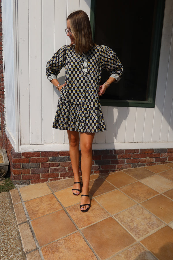 Haven Dress - Navy