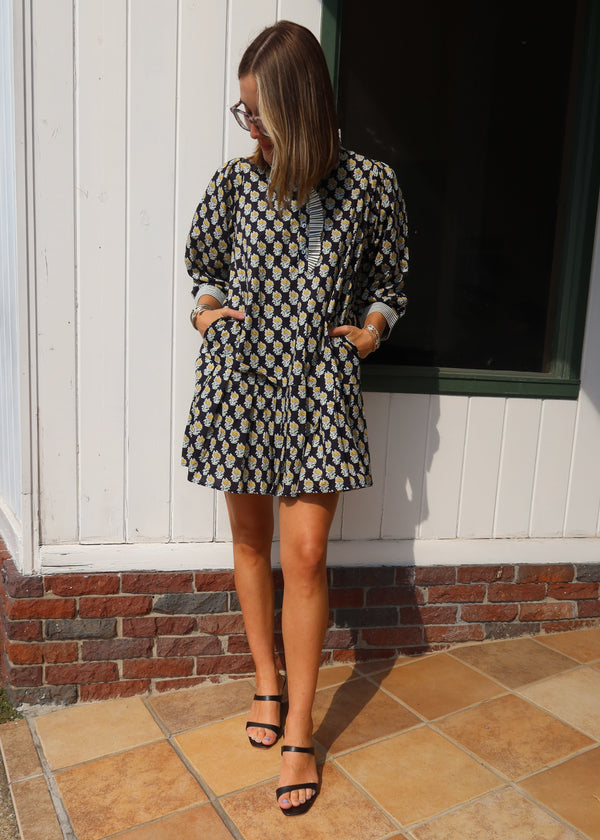 Haven Dress - Navy