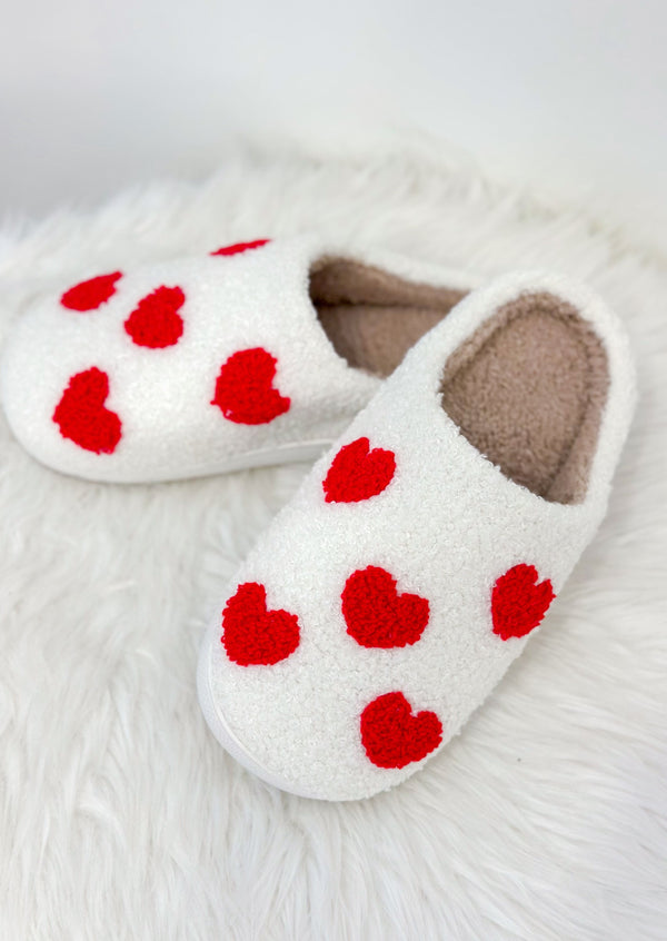 Be My Valentine Slippers - Heart