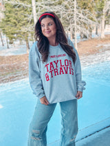 Love Like Taylor & Travis Sweatshirt - Heather Gray