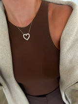 Chan Sutt | DIAMOND HEART NECKLACE