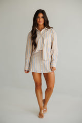Rumi Stripe Set - Light Taupe
