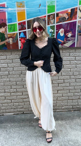 Phoebe Balloon Pants - Cream