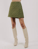 Love The Label | Melanie Quilted Skirt - Olive