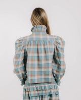 Love The Label | Long Sleeve Zuri Top - Wind Chime Plaid