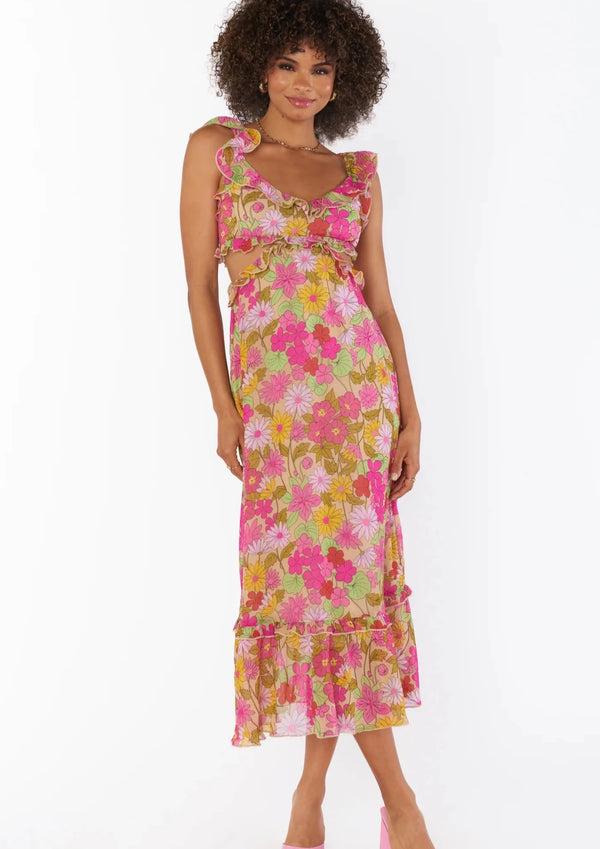 MUMU: Lane Midi Dress - Carnaby Floral