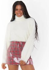 MUMU: Chester Sweater White Knit