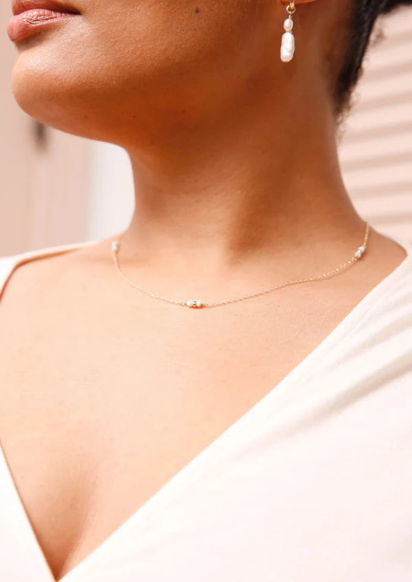 Able: Oasis Necklace Gold/Opal