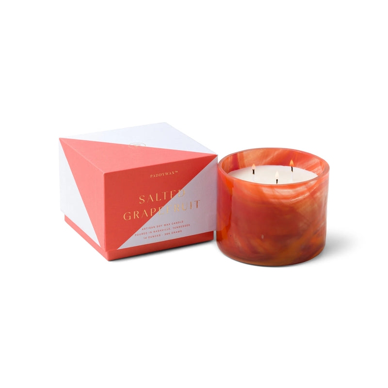 Paddywax Whirl 14.oz Candle Salte Grapefruit
