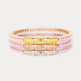 BUDHAGIRL - All Weather Bangles - 3 Queens - Petal Pink