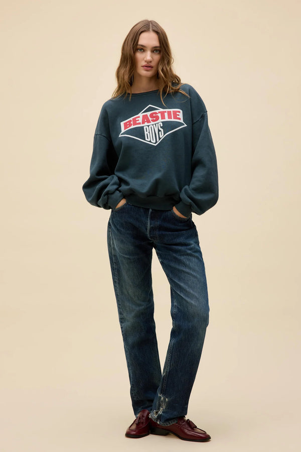 Daydreamer | Beastie Boys Logo 84-86 Oversized Sweatshirt - Vintage Black