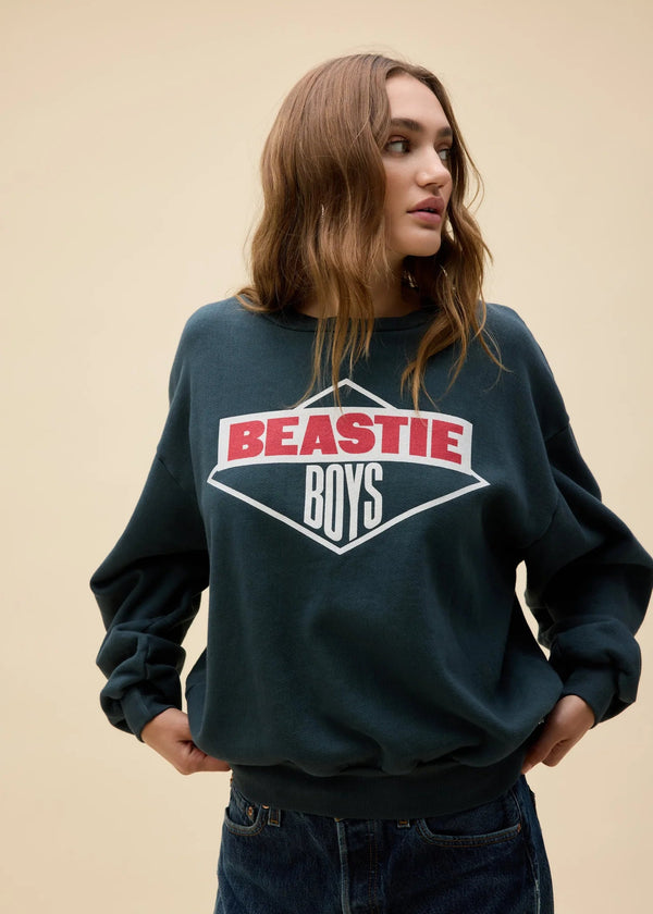 Daydreamer | Beastie Boys Logo 84-86 Oversized Sweatshirt - Vintage Black