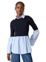 Steve Madden | Lenny Knit Top - Midnight