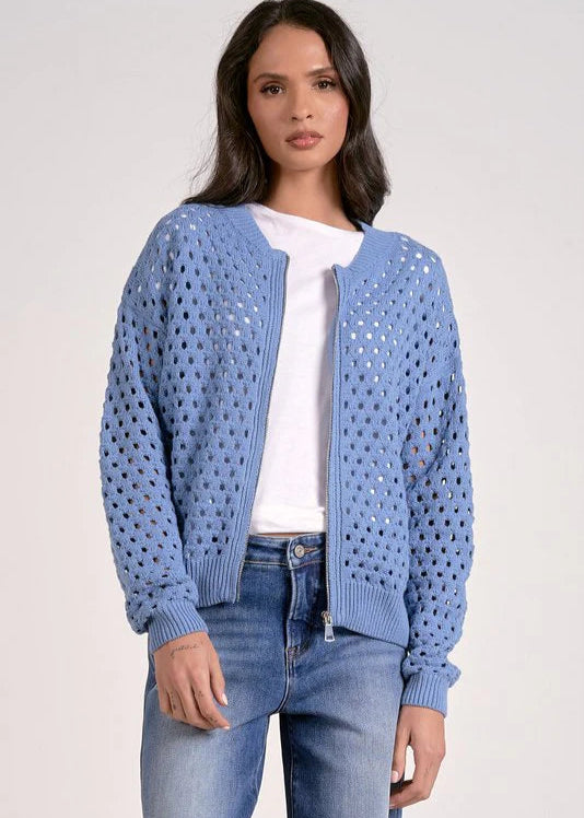 Aster Sweater Cardigan - Blue