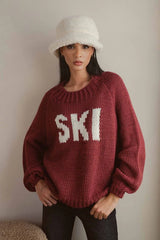 Bunny Sweater - Plum