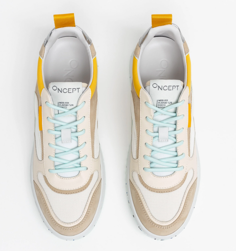 Fort 中国雑誌 Oat. 2023 Vol.11 Oncept Porto Sneaker - Ivory – Ivy Lee Boutique