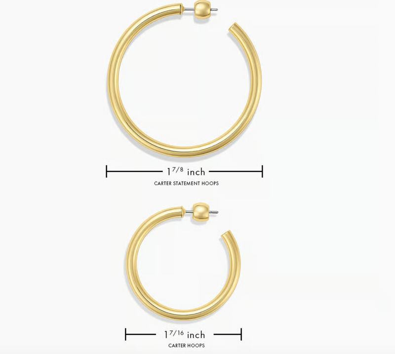 Gorjana Jewelry | Carter Statement Hoops