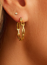 Gorjana Jewelry | Parker Link Hoops