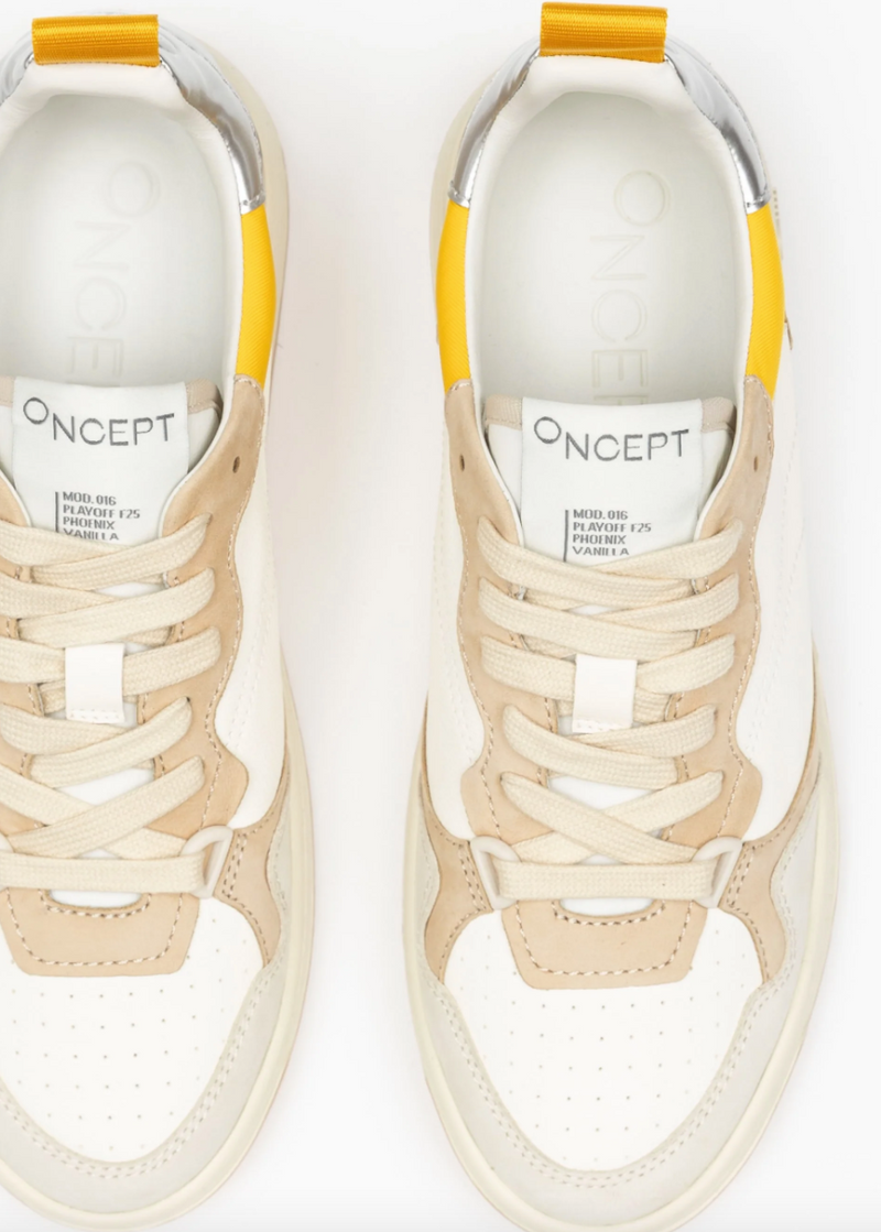 Oncept | Phoenix Court Sneakers - Vanilla