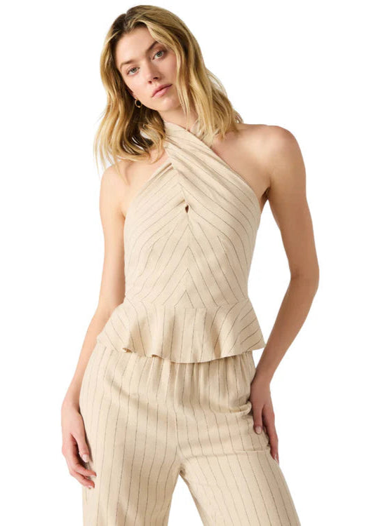 Steve Madden | Kosta Peplum Top - Oatmeal