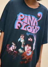 DAYDREAMER Pink Floyd UFO Club 1967 O/S Tee - Vintage Black