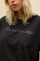 DAYDREAMER | It's Not That Deep Merch Tee - Reactive Black
