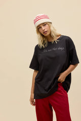 DAYDREAMER | It's Not That Deep Merch Tee - Reactive Black