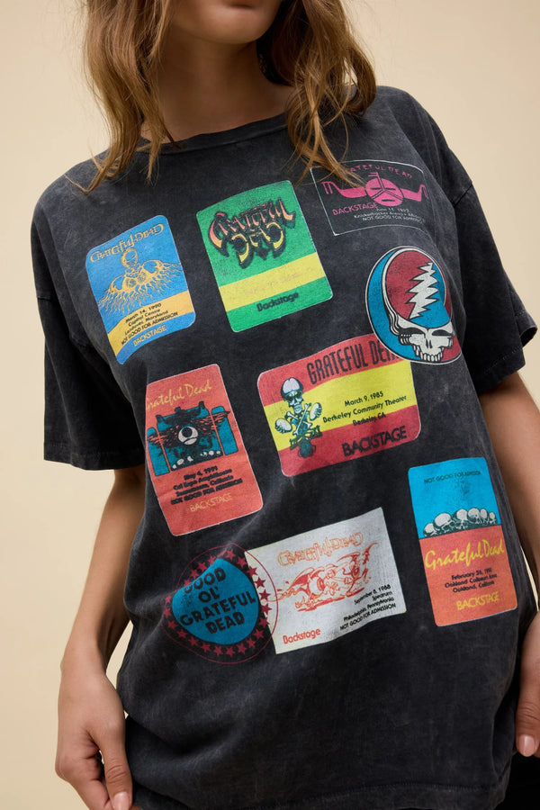 Daydreamer | Grateful Dead Backstage Merch Tee - Reactive Black