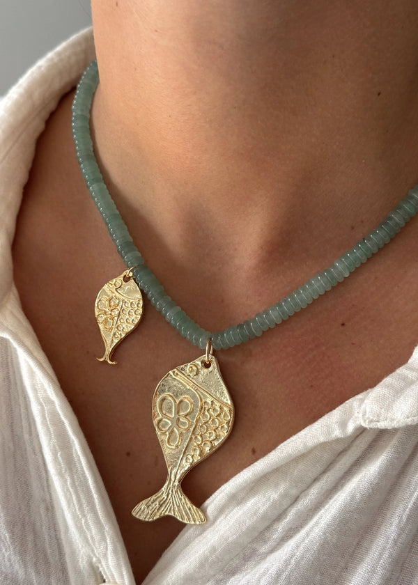 ALV JEWELS | Mother Fish Necklace