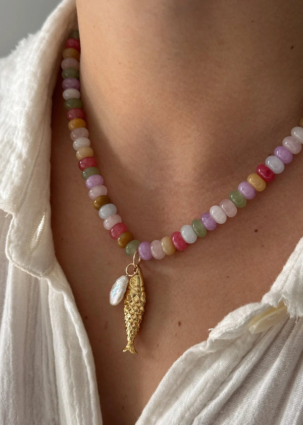 ALV JEWELS | Pearl & Fish Necklace