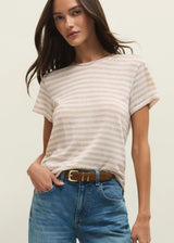 Z Supply | Tourist Airy Striped Tee - Natural Heather